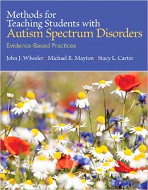 Methods for Teaching Students with Autism Spectrum Disorders Evidence Based Practices