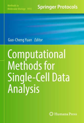 Computational Methods for Single Cell Data Analysis - Medical Book ...