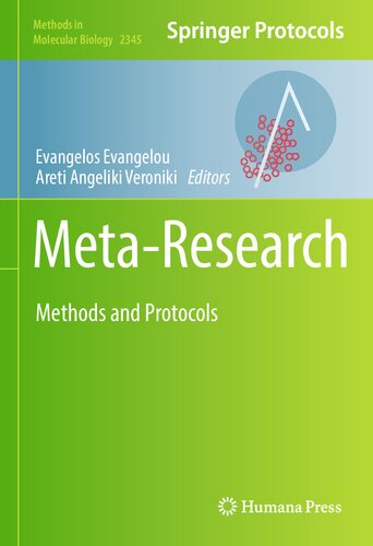 Meta Research Methods and Protocols - Medical Book Store Qatar