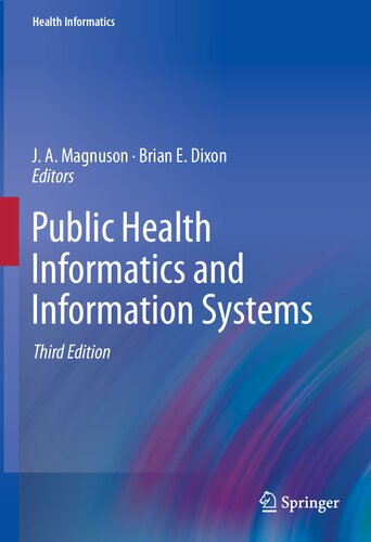 Public Health Informatics and Information Systems 3rd Edition